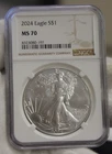 2024 US Silver Eagle $1 NGC MS70..