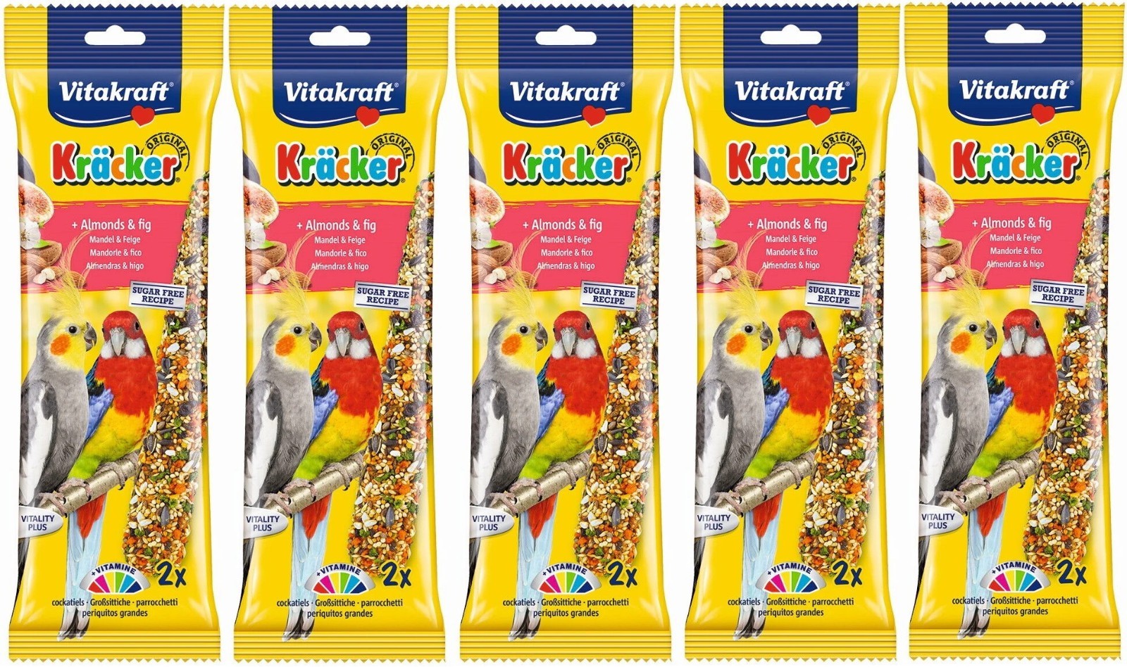 Vitakraft Cockatiel Kracker Sticks - Almond & Fig - 2 Pack - Image 4