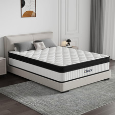 12" Medium Firm Queen Mattress with 7-Zone Support & Motion Isolation Comfort