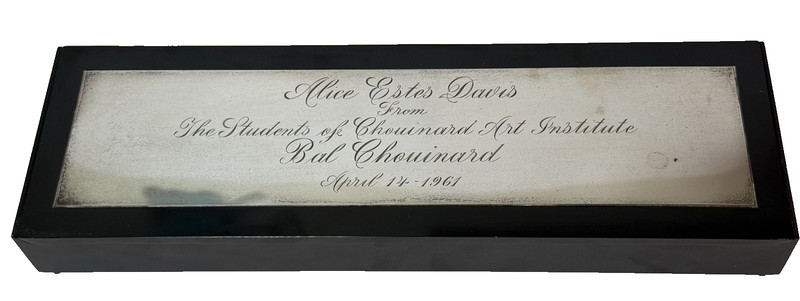 Estate Towle Sterling Top Presentation Box Alice Estes Davis Disney Designer