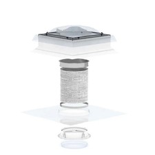 VELUX TCF 0K14 1010 Flat Roof Sun Tunnel Flexible Pipe - 14'' Diameter