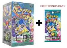 [USA] Pokemon Scarlet & Violet Battle Partners Booster Box (Korean) + FREE PACK