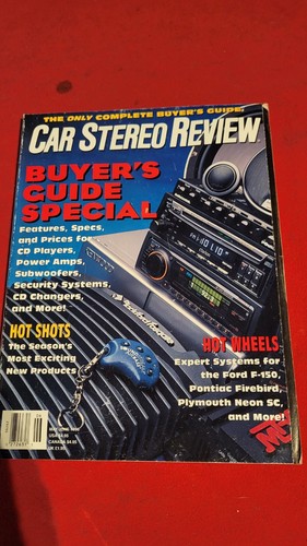 Car Stereo Review Directory May June 1996