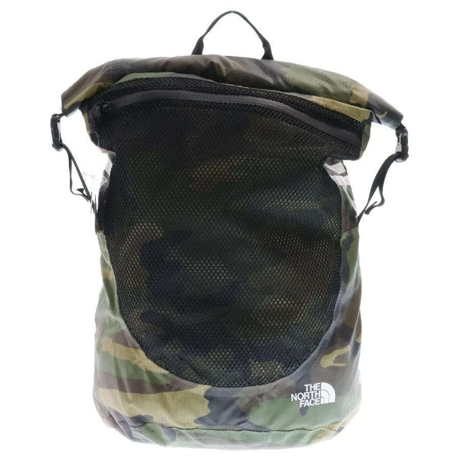 Supreme 17SS The North Face Sac à dos imperméable nylon camouflage kaki