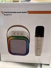 This Wireless Mini Bluetooth Karaoke Machine with Microphone Is Perfect