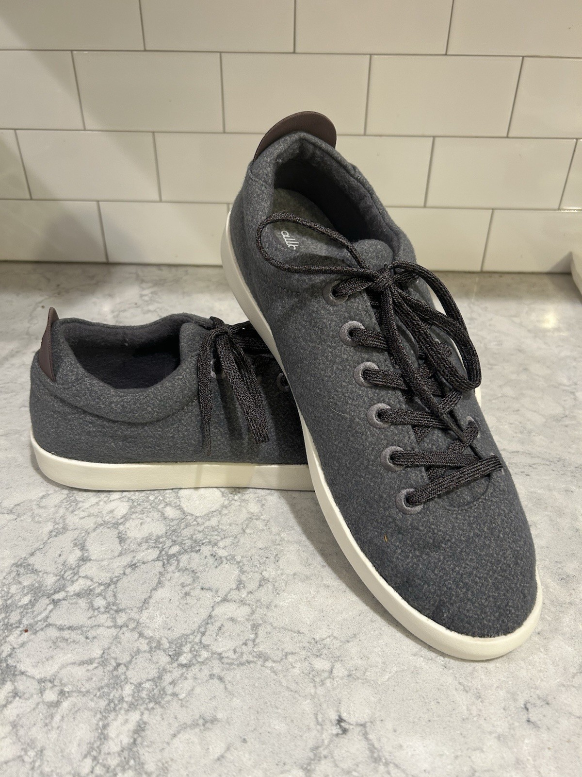 SAOLA Scarpe Allbirds uomo 14 runner lana sneakers casual tessuto grigio stringate basse