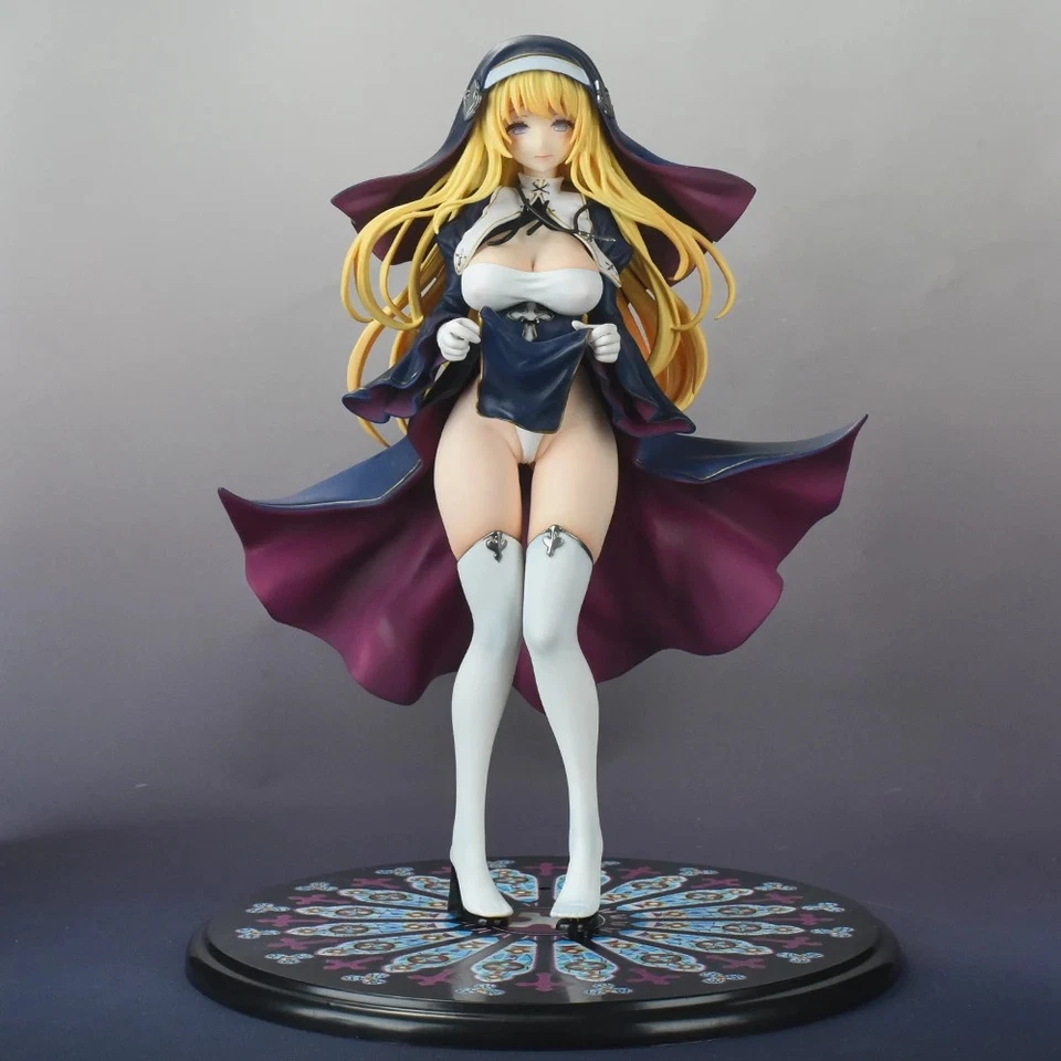 Figura de anime inspirada en la monja Charlotte versión 1/6 Sexy modelo de PVC desprendido sin marca Foto 2 de 4