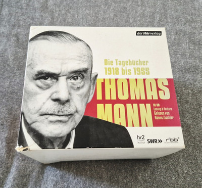 Thomas Mann - Die Tagebücher 1918 bis 1955 - 12 CD Box - sehr guter Zustand