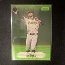 Topps Stadium Club Paul Skenes Pittsburgh Pirates Lime Green Parallel #105 2025