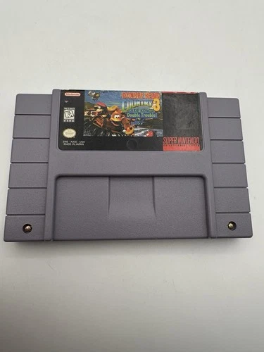 Donkey Kong Country 3 Nintendo SNES Authentic Cartridge Only - Tested CLEAN