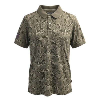 REDFIELD Polo Poloshirt Knopfleiste Gr. 3XL/58 olive khaki Hawaii Paradise Beach