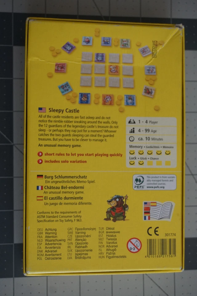 Haba Sleepy Castle Memory Game COMPLETE - Image 2 of 3