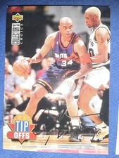1994-95 COLLECTOR'S CHOICE SILVER SIGNATURES CHARLES BARKLEY PHOENIX SUNS #186