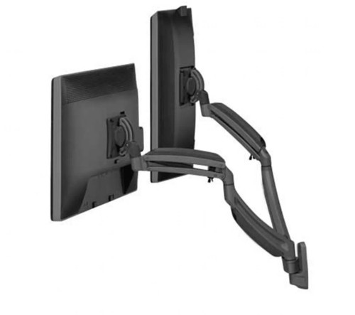Chief Kontour Dynamic Wall Mount (2 Monitor, Black) K1W220B - 第 1/7 張圖片