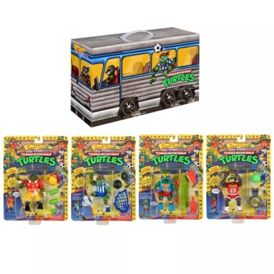 Figurines Teenage Mutant Ninja Turtles - NECA - Thème Sewer Sport - Occasion