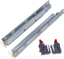 Soft Close under Mounted Drawer Slides 21 Inch, Heavy Duty Concealed Drawer Slid
