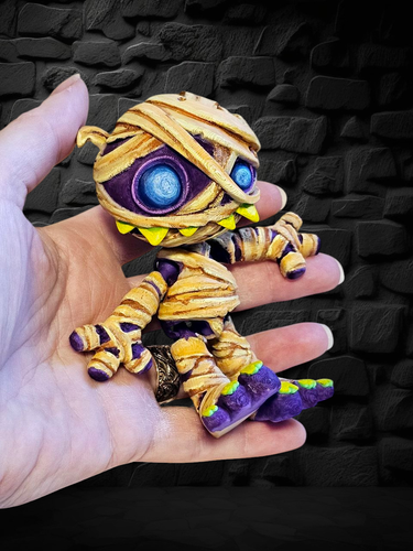 Momia Espeluznante Articulada, Flexi Regalo Halloween, Impreso en 3D - Imagen 10 de 50