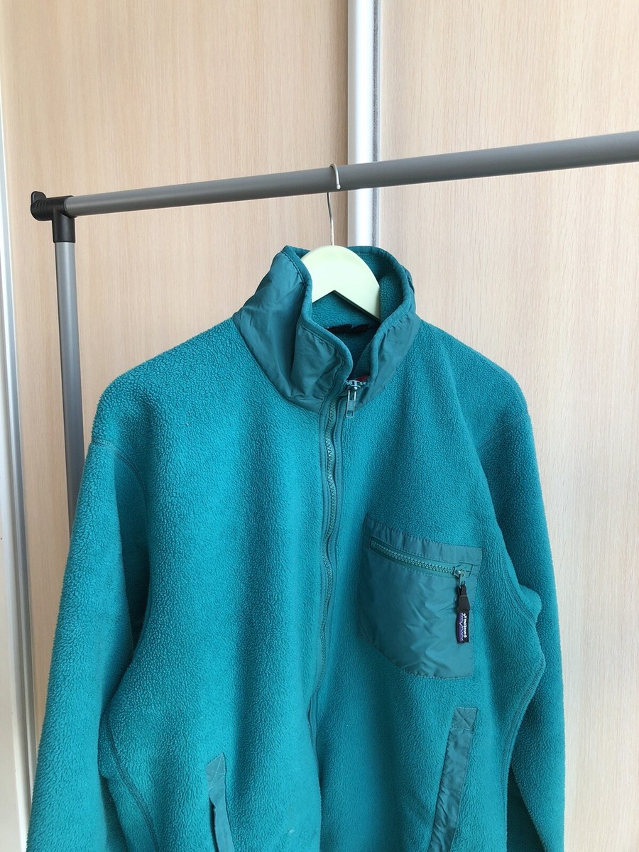Patagonia Fleece Jacket Mens Size M Full Zip Made In USA | eBay