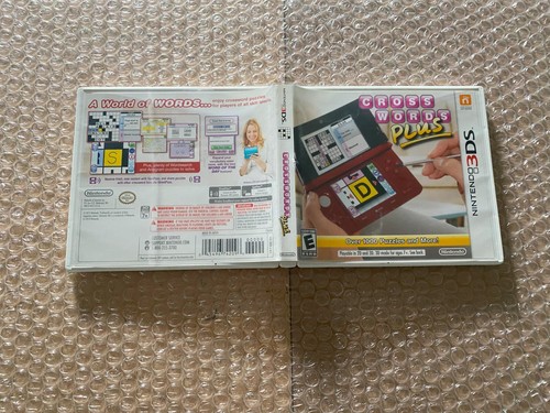 Crosswords Plus (Nintendo 3DS, 2012) - COMPLETE / CIB *TESTED - Picture 6 of 7