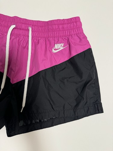 Nike Women’s Running Shorts Size M/10 | Pink Black Graphic | Moisture-Wicking - Picture 9 of 11