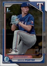 2024 BOWMAN CHROME PROSPECT 1ST TEXAS RANGERS - BROCK PORTER #BCP-36