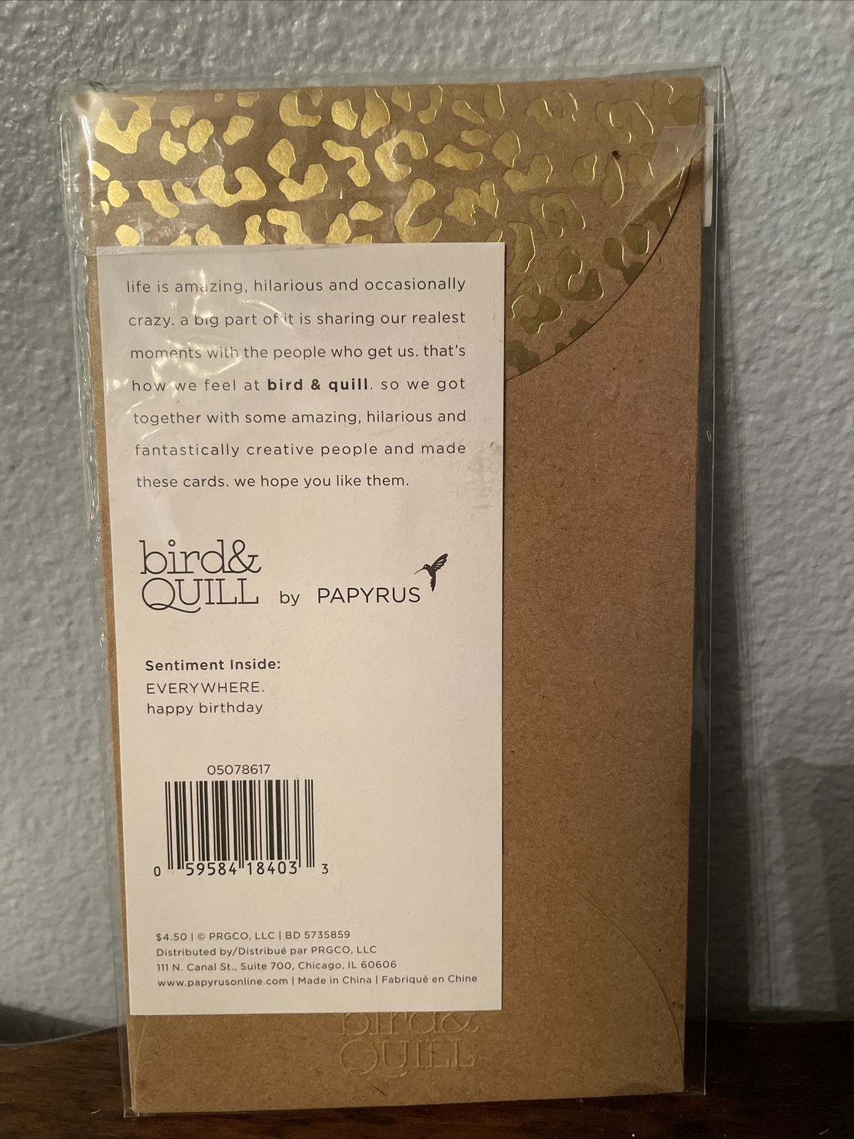 Bird And Quill papyrus animal birthday card eBay