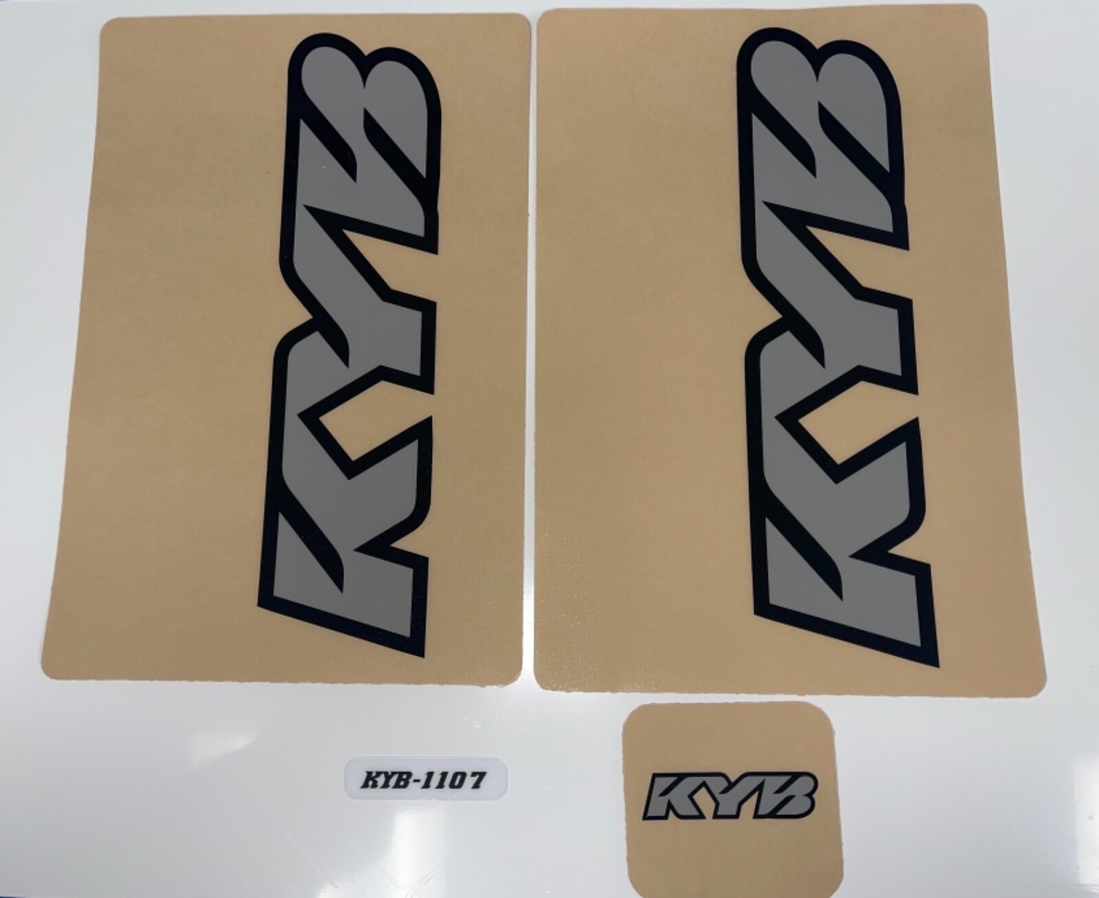 KYB Fork Stickers Decal Shock Suspension Decals Set (Grey)(9x6) eBay