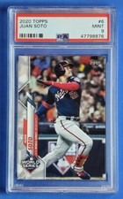  2020 Topps Series 1 Juan Soto #6 Nationals World Series Highlights PSA 9