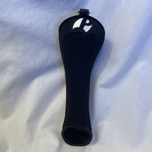 Pinemeadow Black With White Lettering Iron Golf Club Head Cover With Tag #2 - Picture 5 of 12