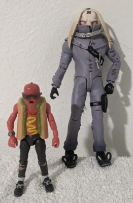 Lot of 2 McFarlane Toys Epic Games Fortnite Nitehare & Tomato Town Figures 