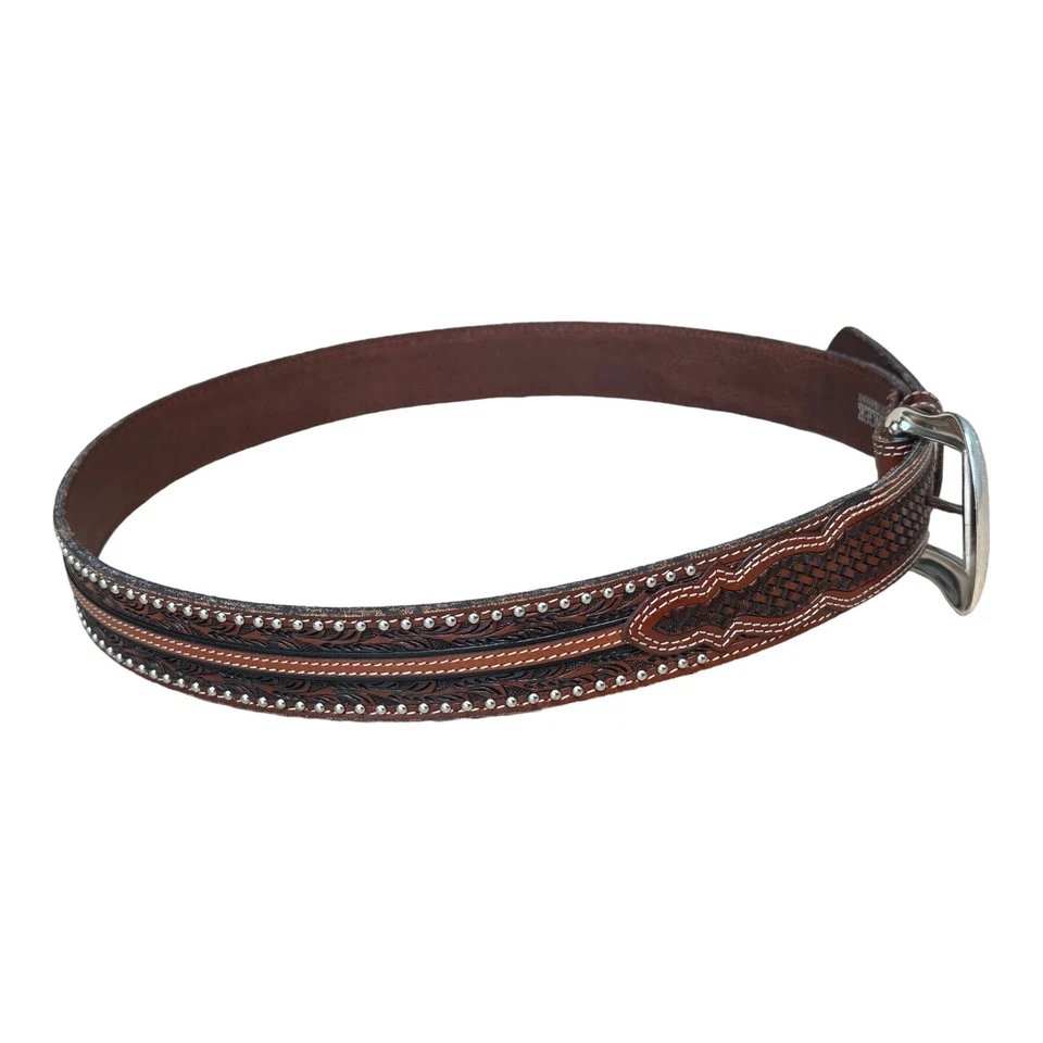 Пояс рейнджера компании WB3753 мужской коричневый кожаный инструмент черный крокодила тисненый ремень 44 - Изображение 2 из 4