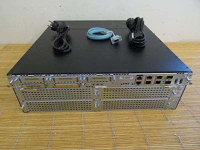 Cisco 3925E-V/K9 Voice SL-39-UC-K9 Lic SPE200 ISR2 Router 1GB RAM 2xPWR
