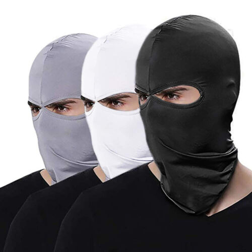 Máscara facial de pasamontañas de 2 agujeros - Accesorio de disfraz de disfraces para fiesta de Halloween - Imagen 7 de 21