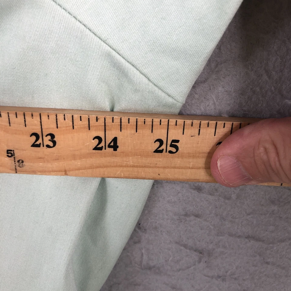 Vintage Prima Coat Womens 3XL XXXL Mint Green Twill Double Breasted Lightweight - Изображение 4 из 4