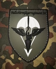 Patch Rubber Fallschirmj&auml;ger FschJg Regiment 26 Abzeichen DSO DSK EGB
