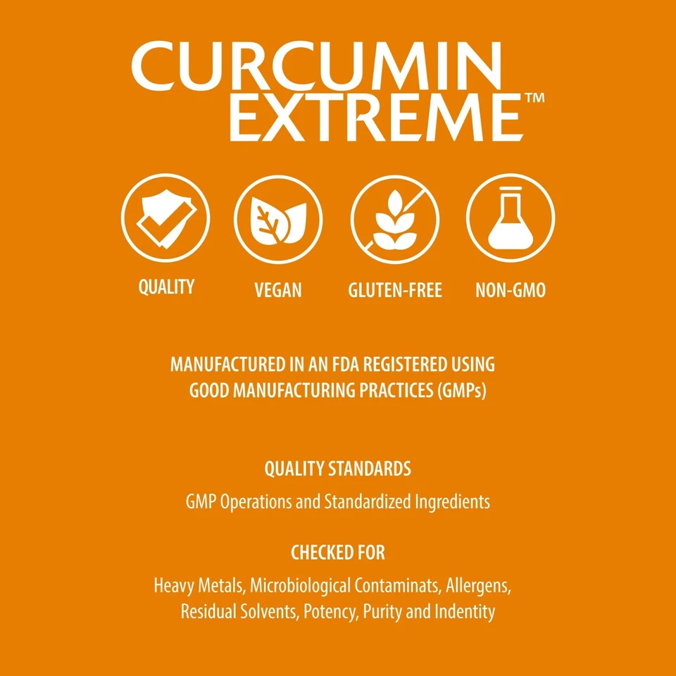 Curcumin Extreme botella única 30 cápsulas apoya la salud general del hígado Foto 4 de 4