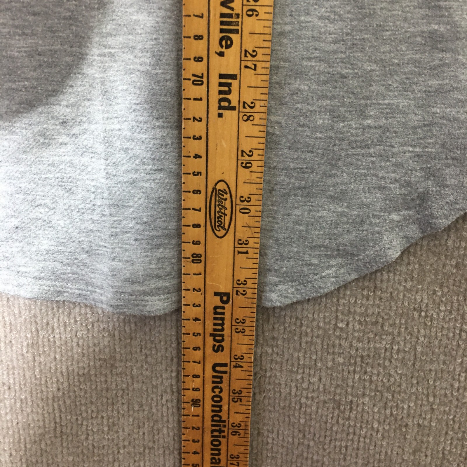 Popular Basic Hoodie Womens Large Pullover Gray S… - image 8