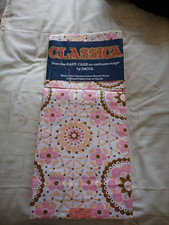 RARE VTG 60'S 70'S DACCA FLOWER POWER SINGLE SHEET SET-2 FLAT SHEETS&PILLOWCASE