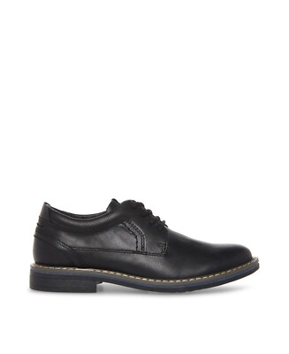 STEVE MADDEN Little Boys Bevan Lace up Classic Oxford Shoes Black