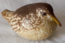 VTG ANDERSEN DESIGN STUDIO POTTERY "THE GENTLE SANDPIPER" BIRD FIGURINE