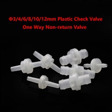  3mm 12mm Plastic Check Valve One Way Non-return Valve Aquarium Water Air Diaph