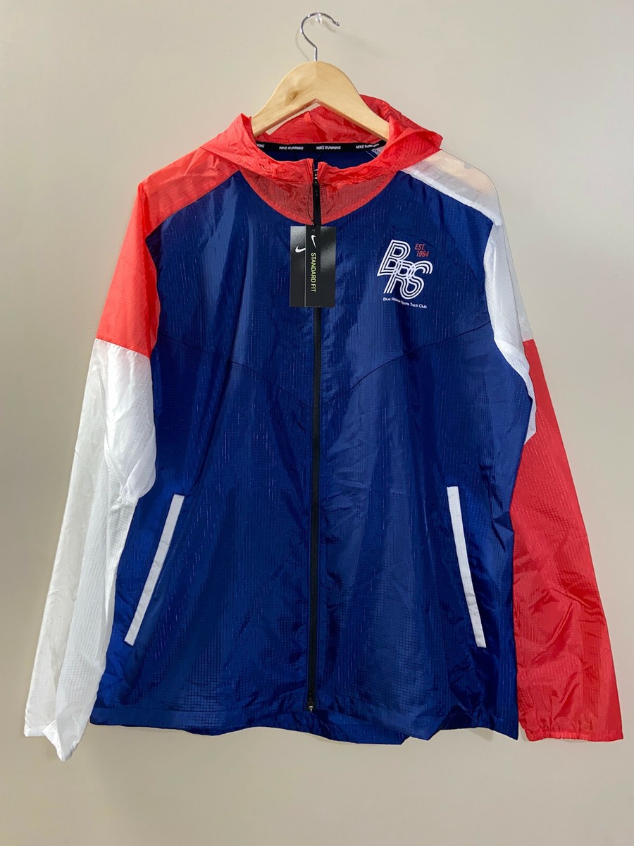 Nike Blue Ribbon Sports Blue Running Track Jacket Windrunne CJ4502