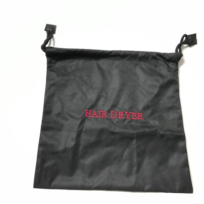 12''x12'' Hair Dryer Storage Bags for Home Hotel Travel Bag Black Red Dust New