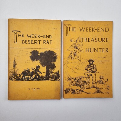 The Week-End Treasure Hunter by A.H.Ryan 1968 1st Ed. & Dessert Rat 1970 1st Ed.