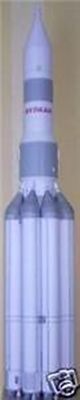 Vulcan Rocket Russia Space Fleet Mahogany Kiln Dry Wood Model Large New