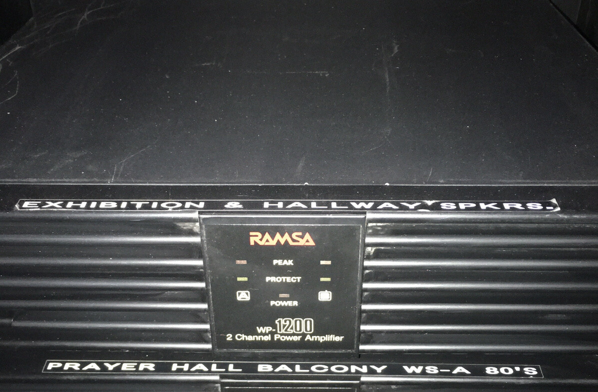 RAMSA 2 channel power アンプ WP-1400A Ramsa WP-1400 2 Channel Pro Power Amplifier - XLR 240 WPC | eBay