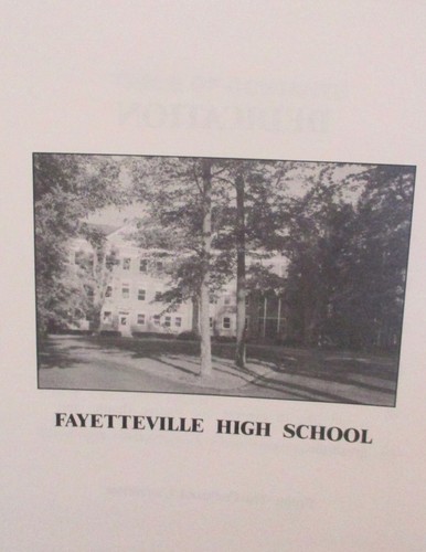 Vintage Fayetteville High School FHA Fayetteville Ohio Cookbook - Picture 2 of 2