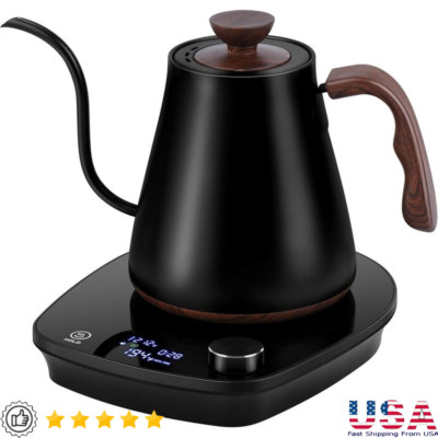 Gooseneck Electric Kettle Intelligent Temperature Control Stainless Steel Inner