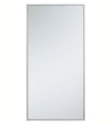 New Elegant Lighting MR41836WH Rectangle Eternity Mirror White Home ...
