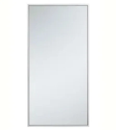 New Elegant Lighting MR41836WH Rectangle Eternity Mirror White Home Decor 36x18” - Picture 1 of 3
